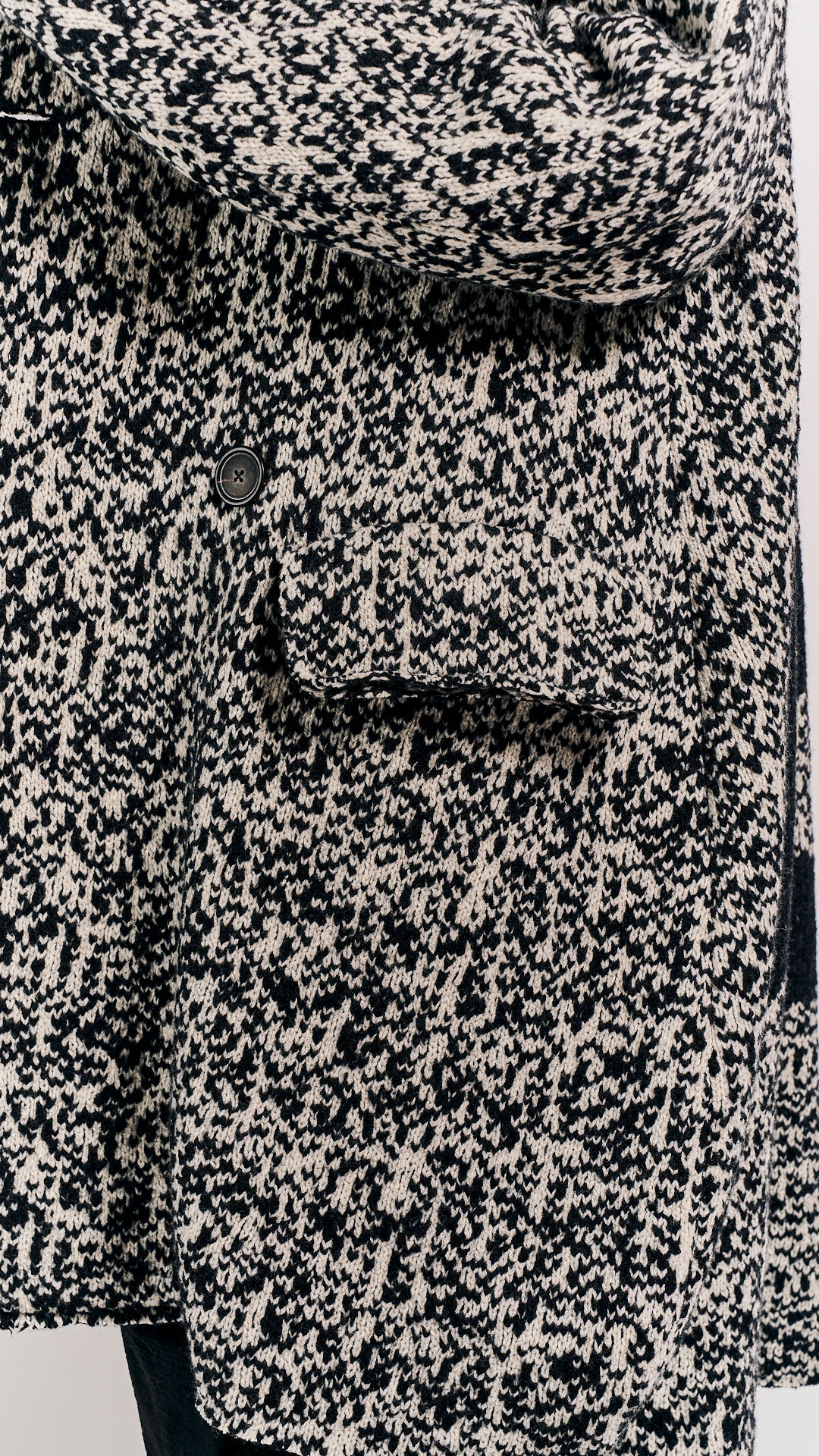Rundholz Mainline Coat Bone Jacquard