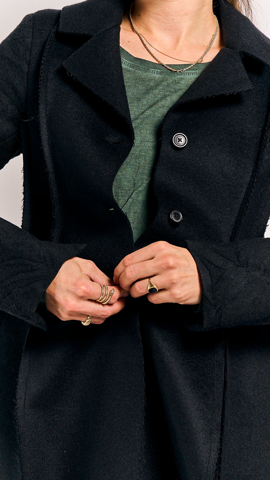 Rundholz Mainline Coat Black