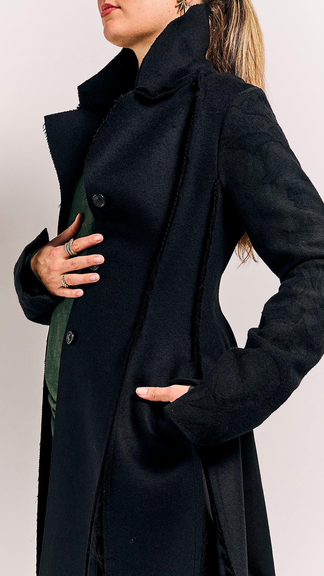 Rundholz Mainline Coat Black