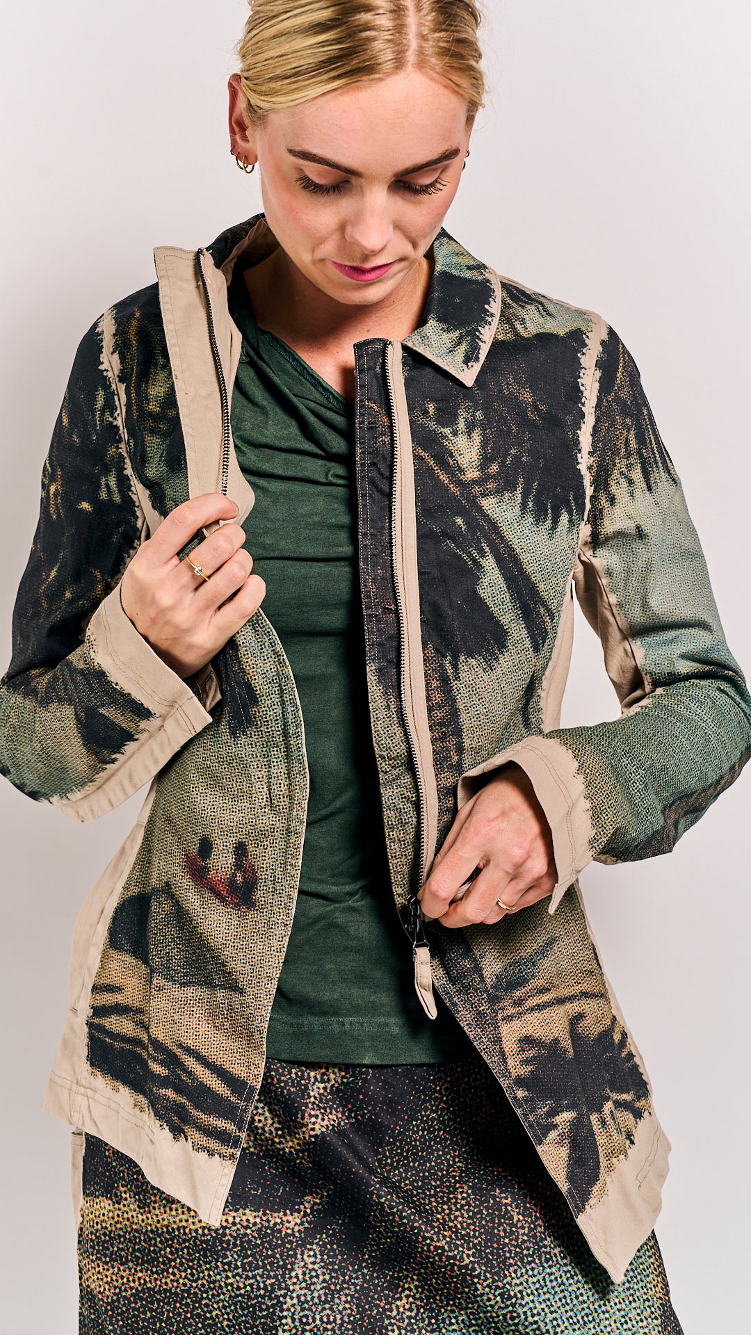 Rundholz DIP Jacket Scene Print