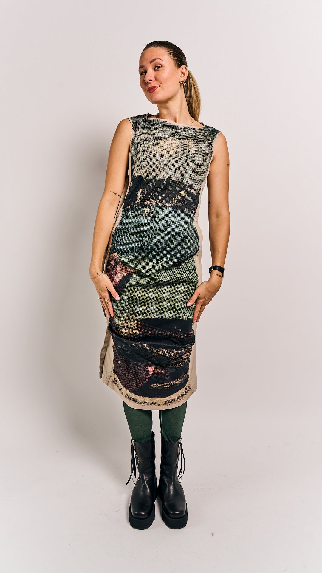Rundholz DIP Dress Scene Print