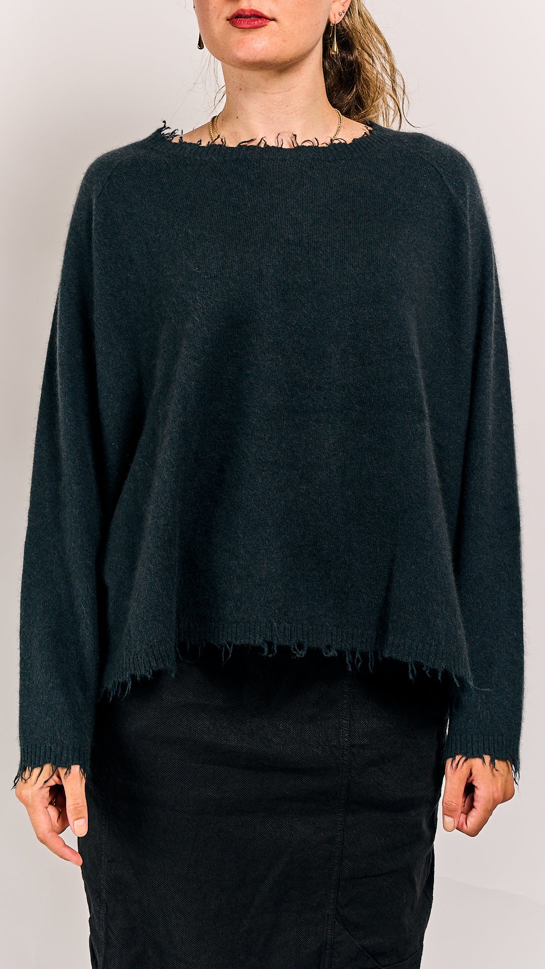 Rundholz Mainline Pullover Petrol