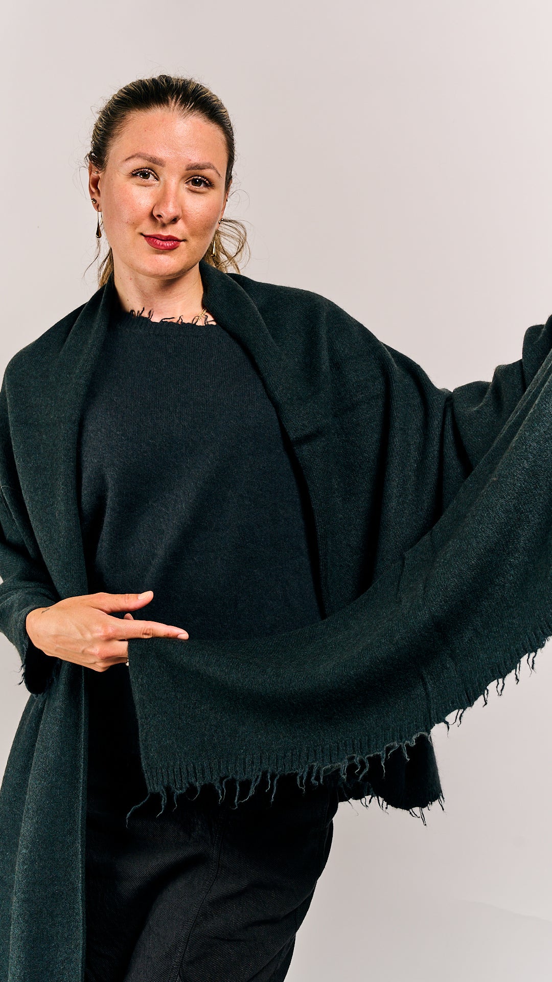 Rundholz Mainline Shawl Petrol