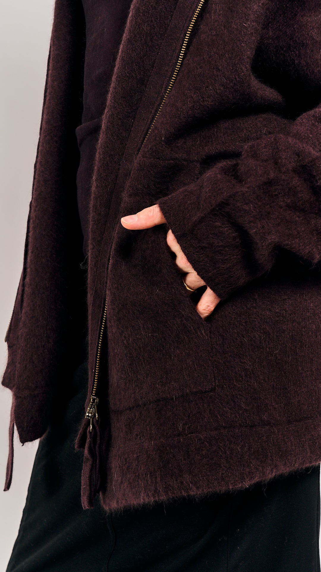 Rundholz Mainline Racoon Cardigan Purple