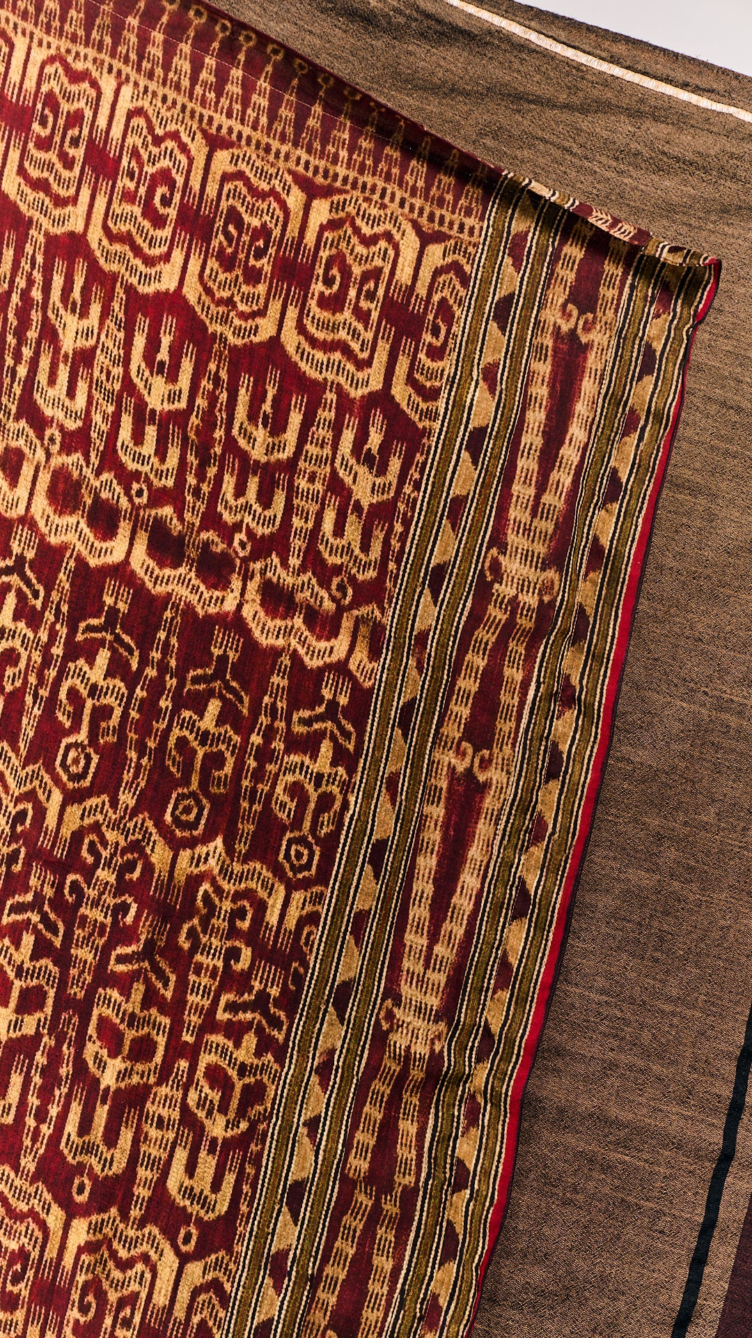 Rundholz DIP Shawl Clay Cloud Stripe