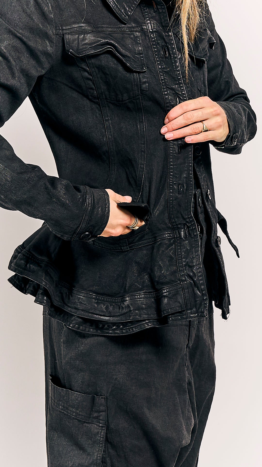 Rundholz Mainline Jacket Black Gloss