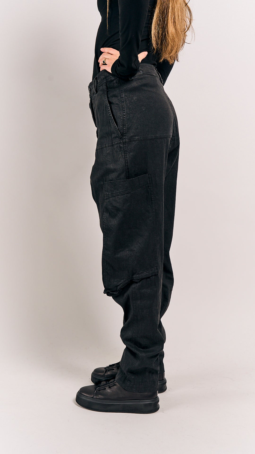 Rundholz Mainline Trousers Black Gloss