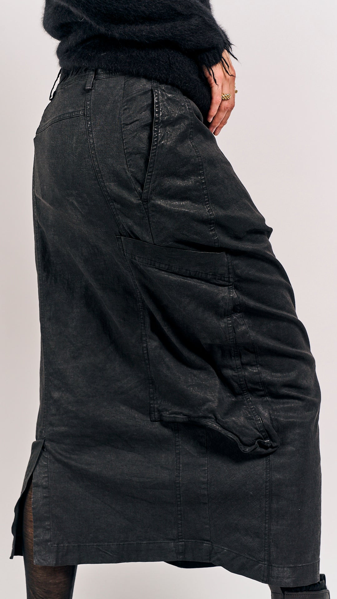 Rundholz Mainline Skirt Black Gloss