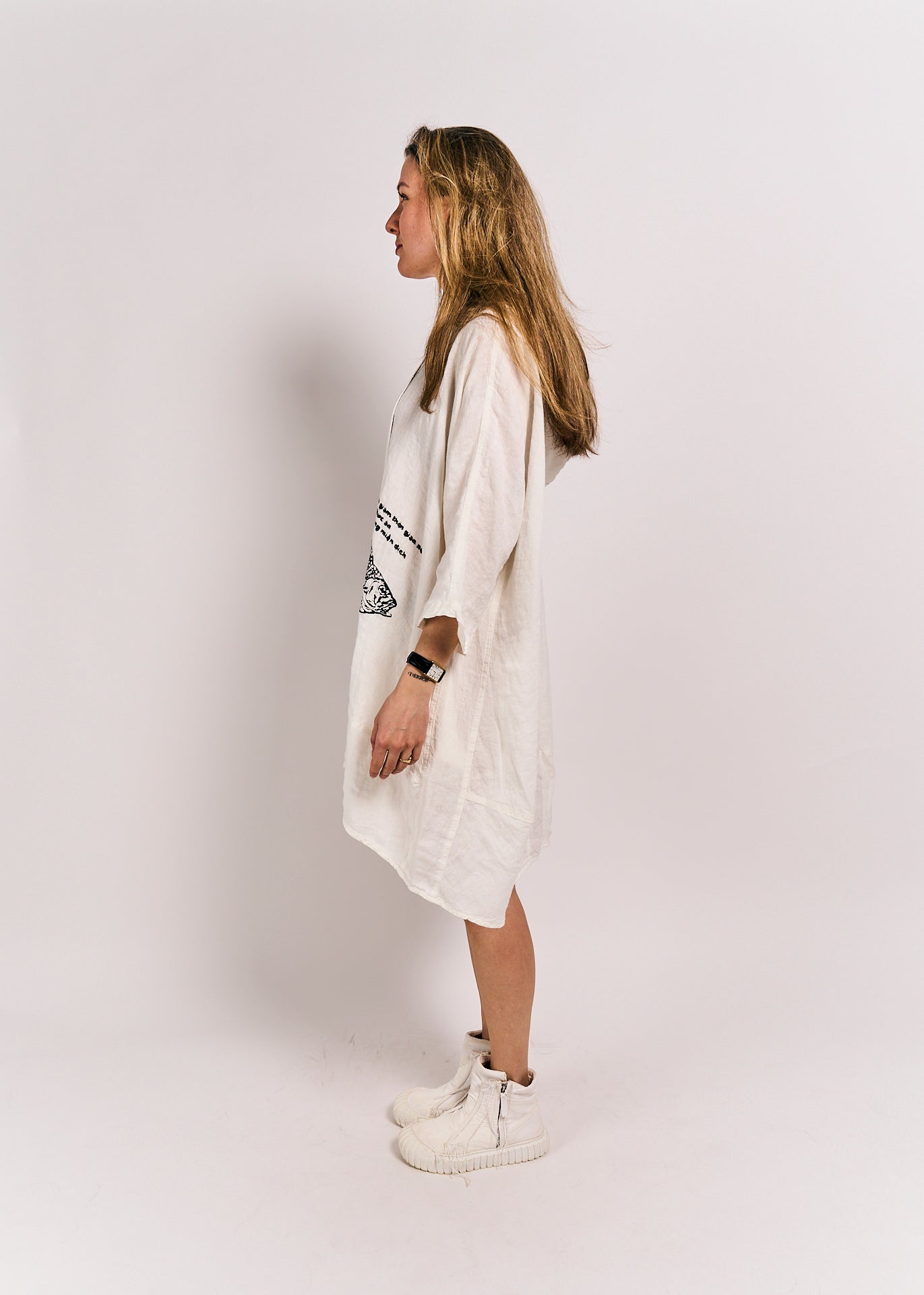 Rundholz Black Label Dress Offwhite Print