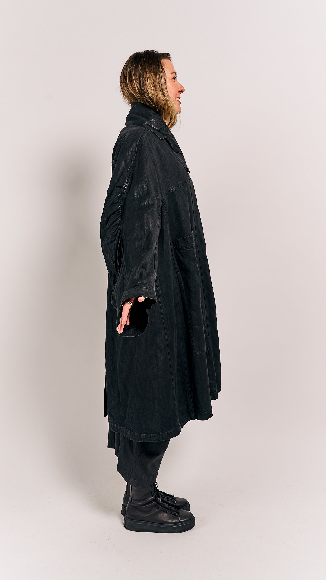 Rundholz Mainline Coat Black Gloss