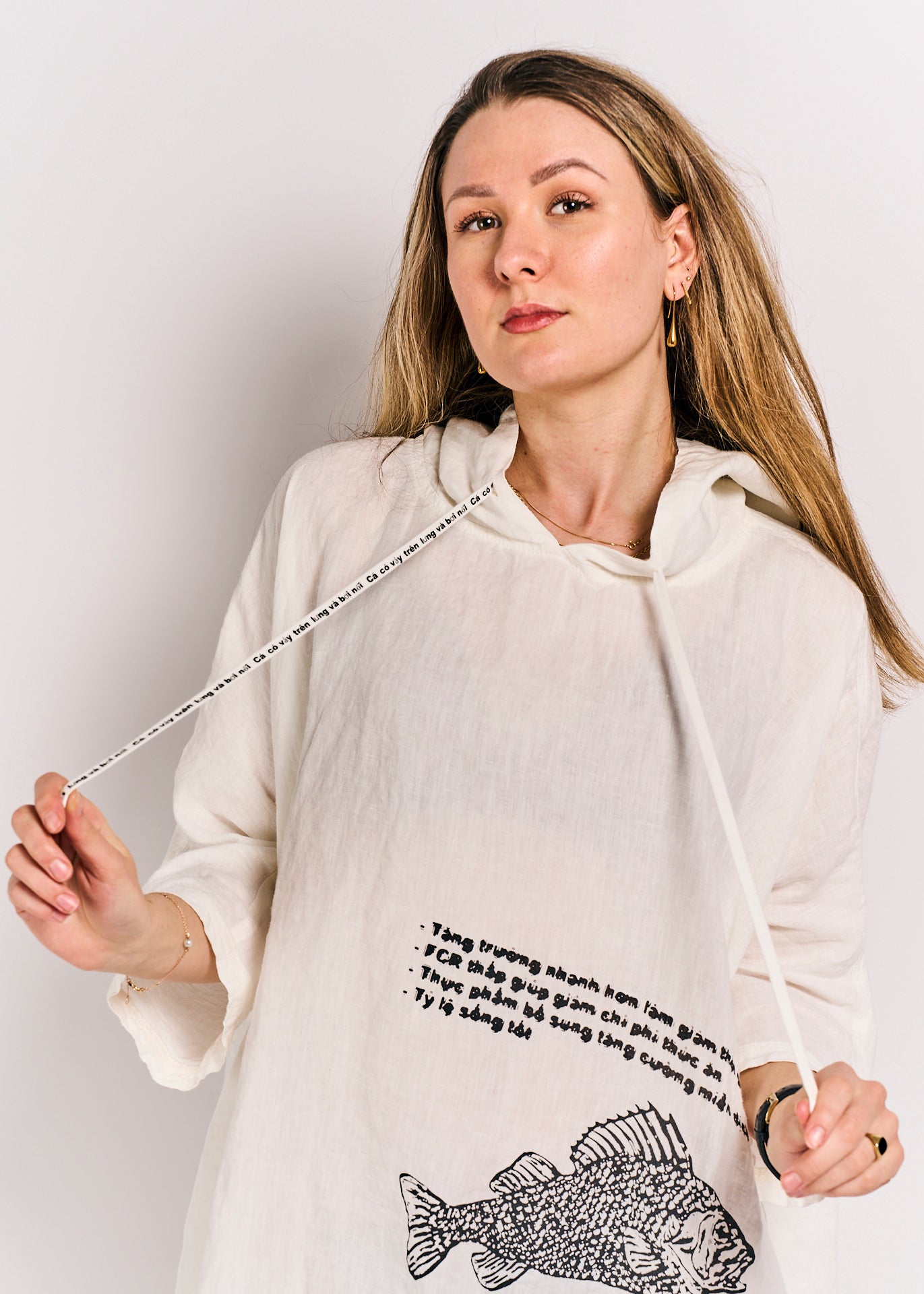 Rundholz Black Label Dress Offwhite Print