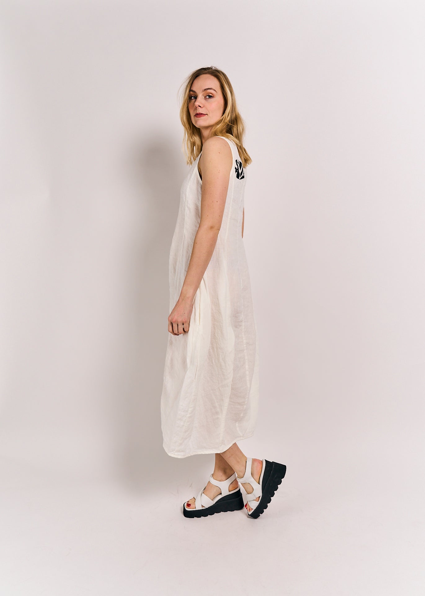 Rundholz Black Label Dress Offwhite Print