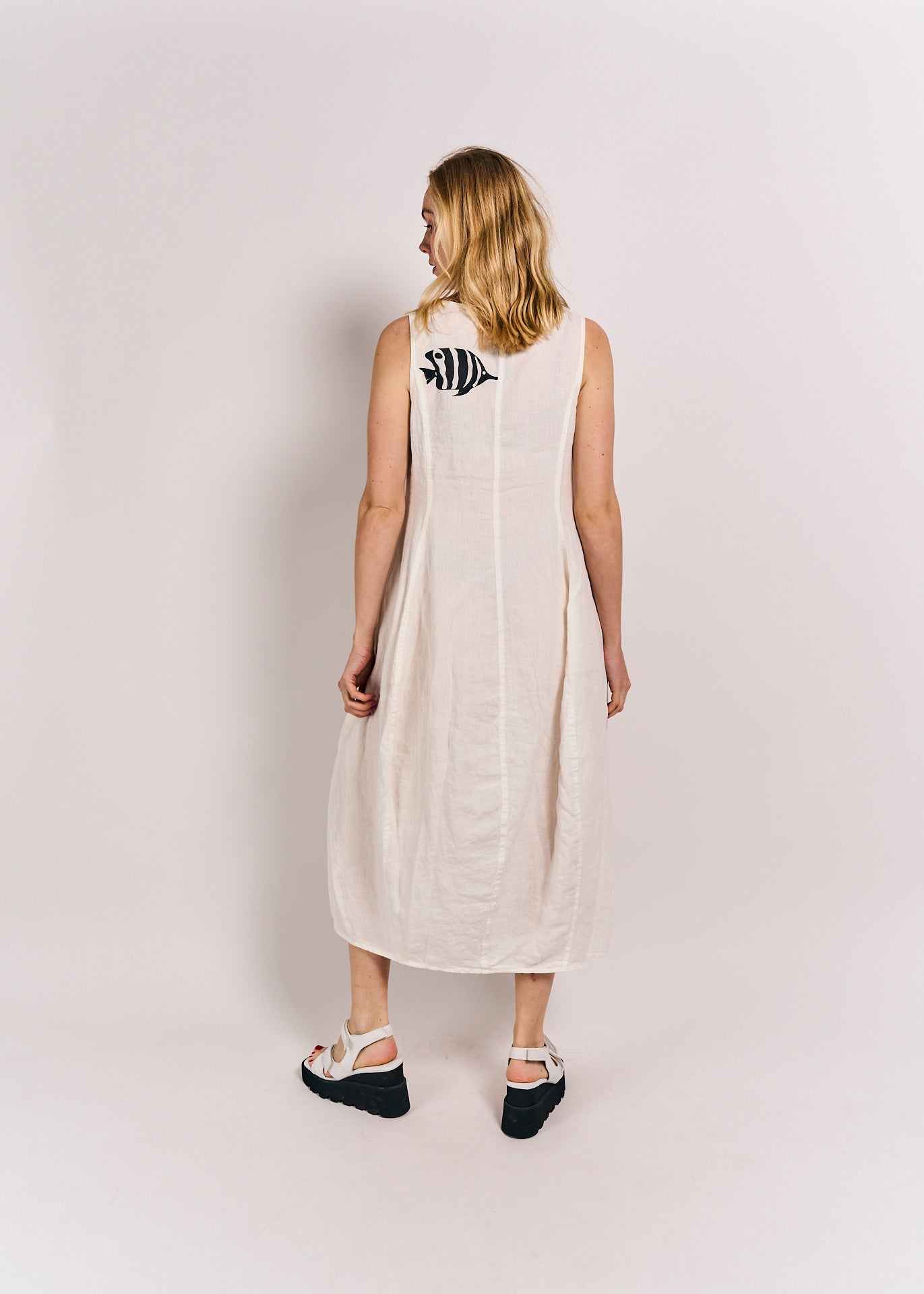Rundholz Black Label Dress Offwhite Print