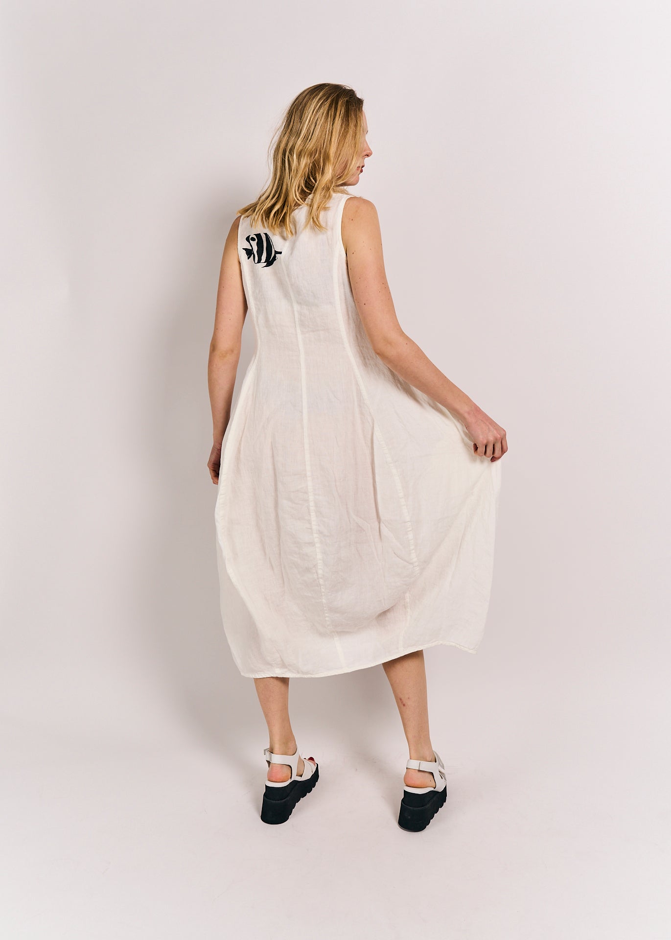 Rundholz Black Label Dress Offwhite Print