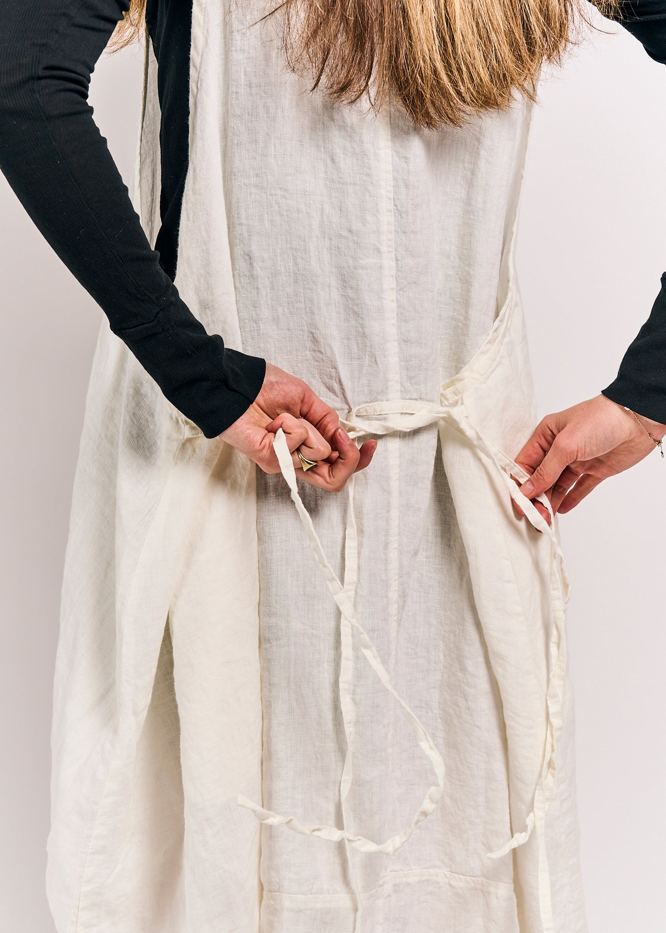Rundholz Black Label Dress/Pinafore Offwhite with Fish Print