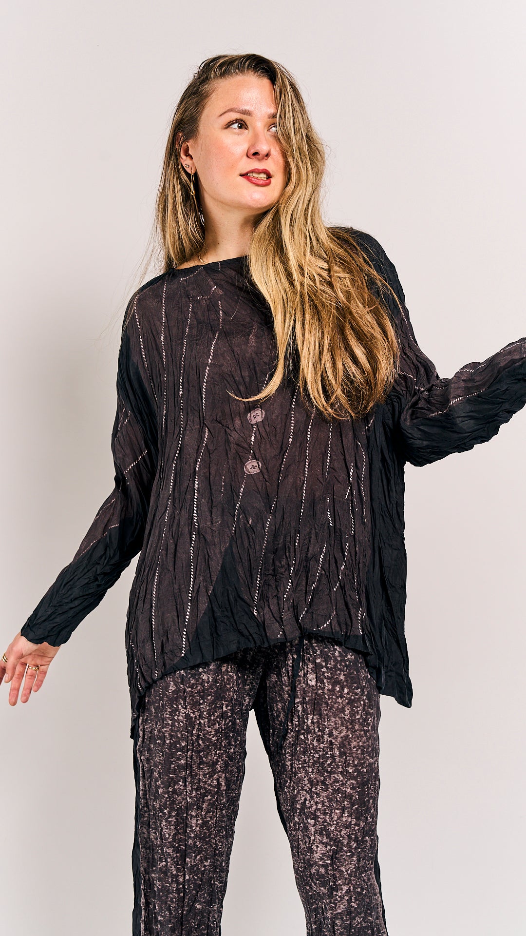 Rundholz Mainline Shirt Black Panel Print