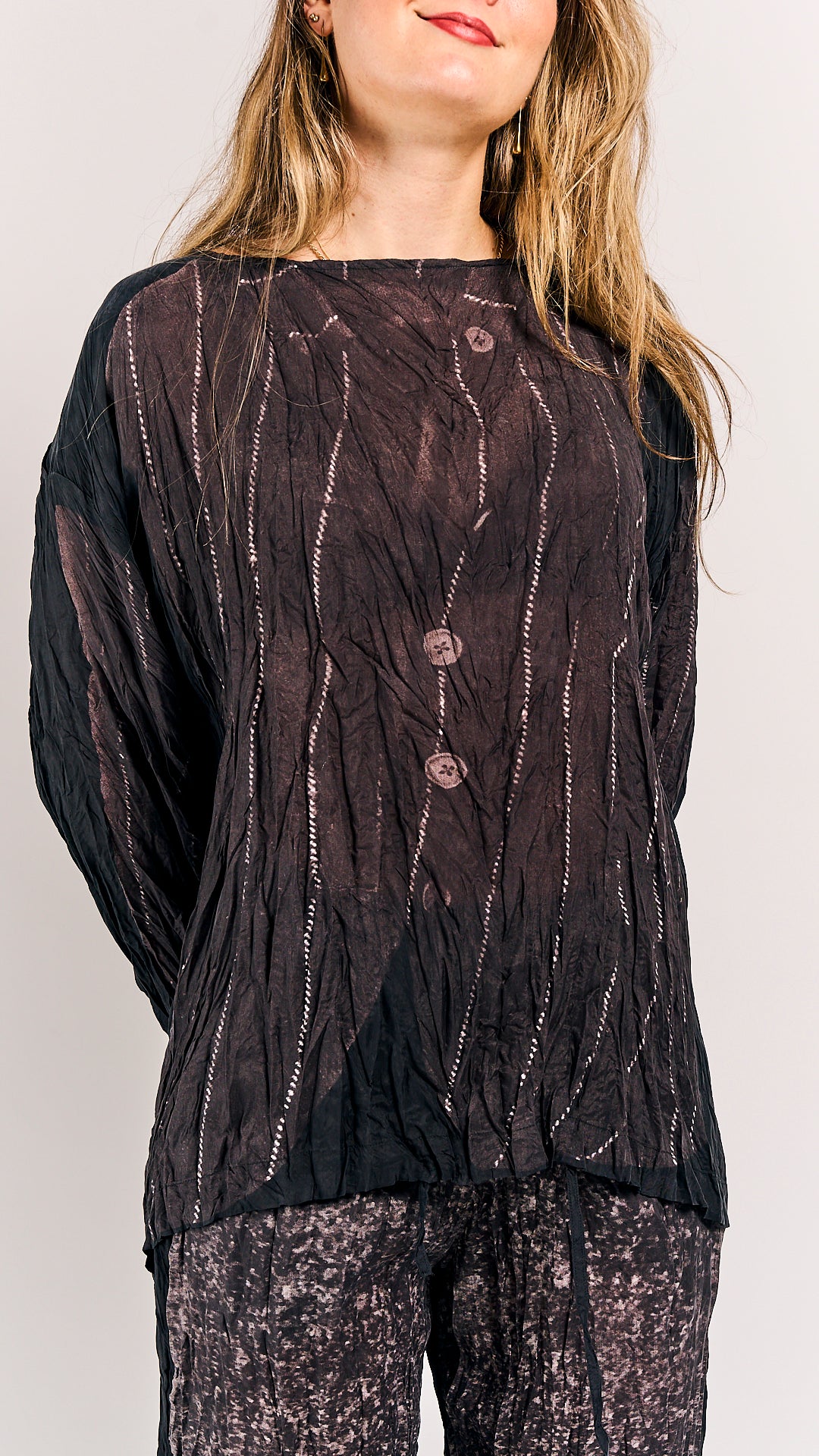 Rundholz Mainline Shirt Black Panel Print