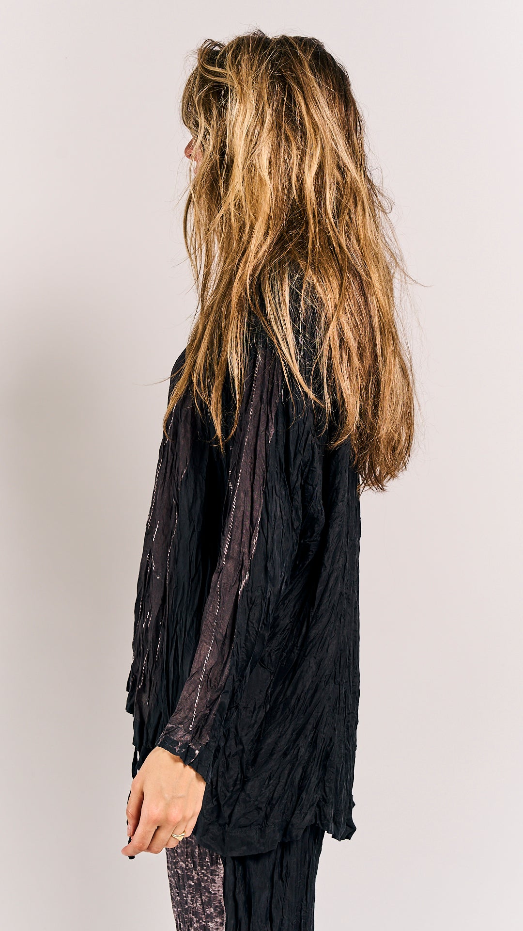 Rundholz Mainline Shirt Black Panel Print