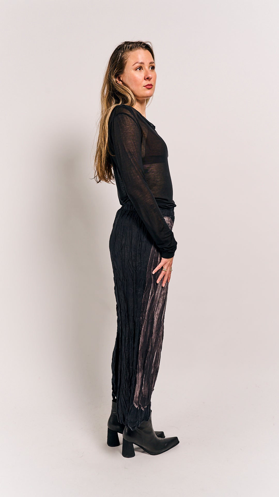 Rundholz Mainline Skirt Black Panel Print