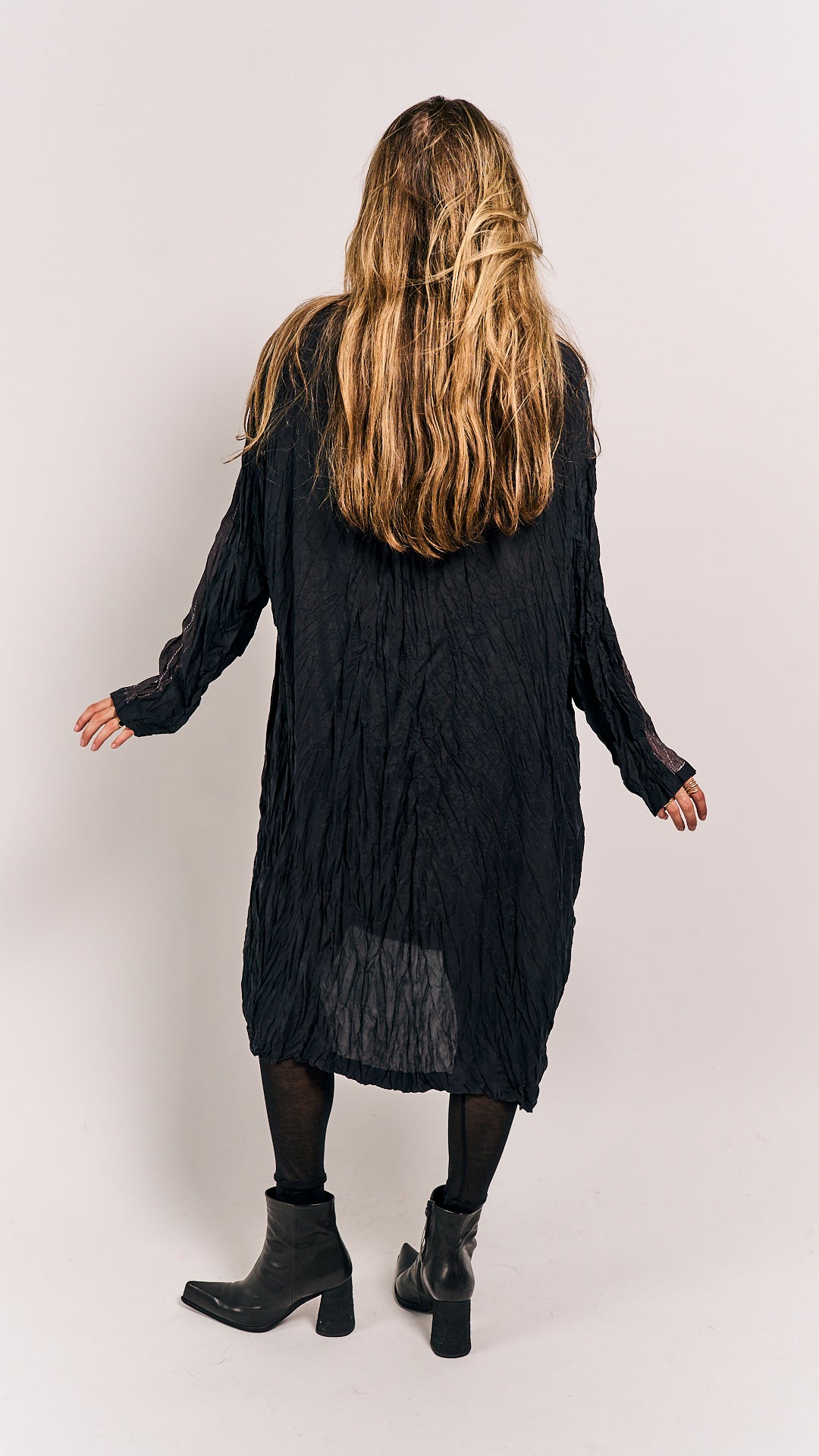 Rundholz Mainline Dress Black Panel Print