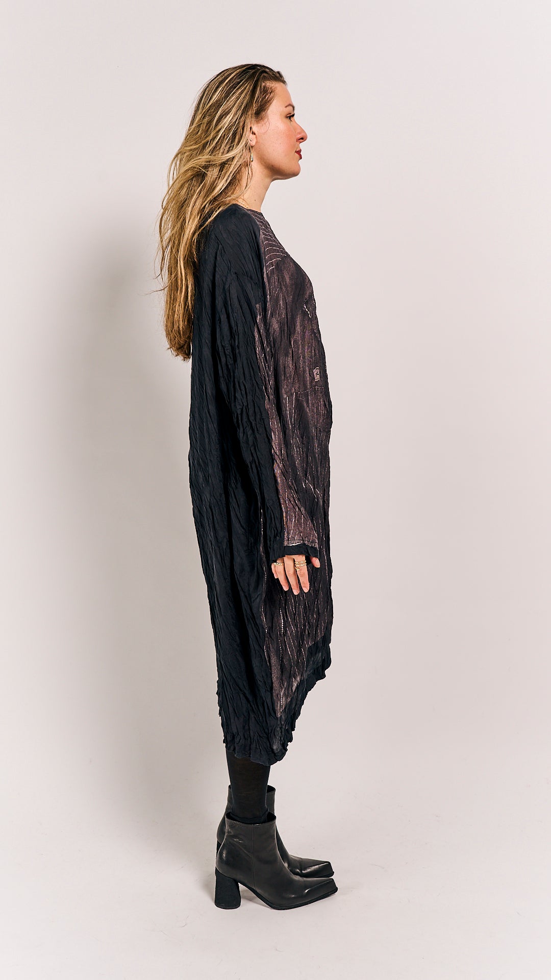 Rundholz Mainline Dress Black Panel Print