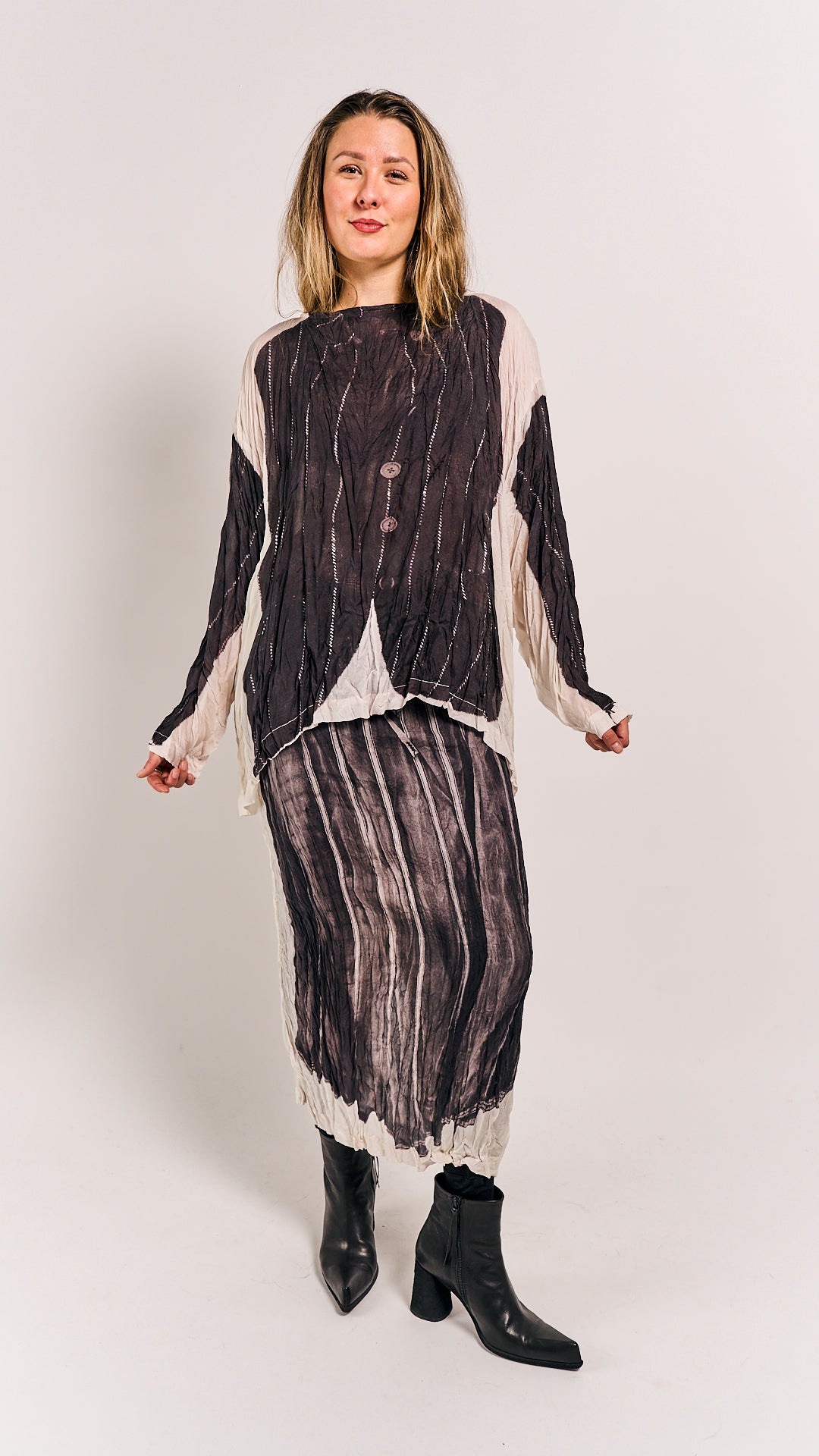 Rundholz Mainline Shirt Bone Panel Print