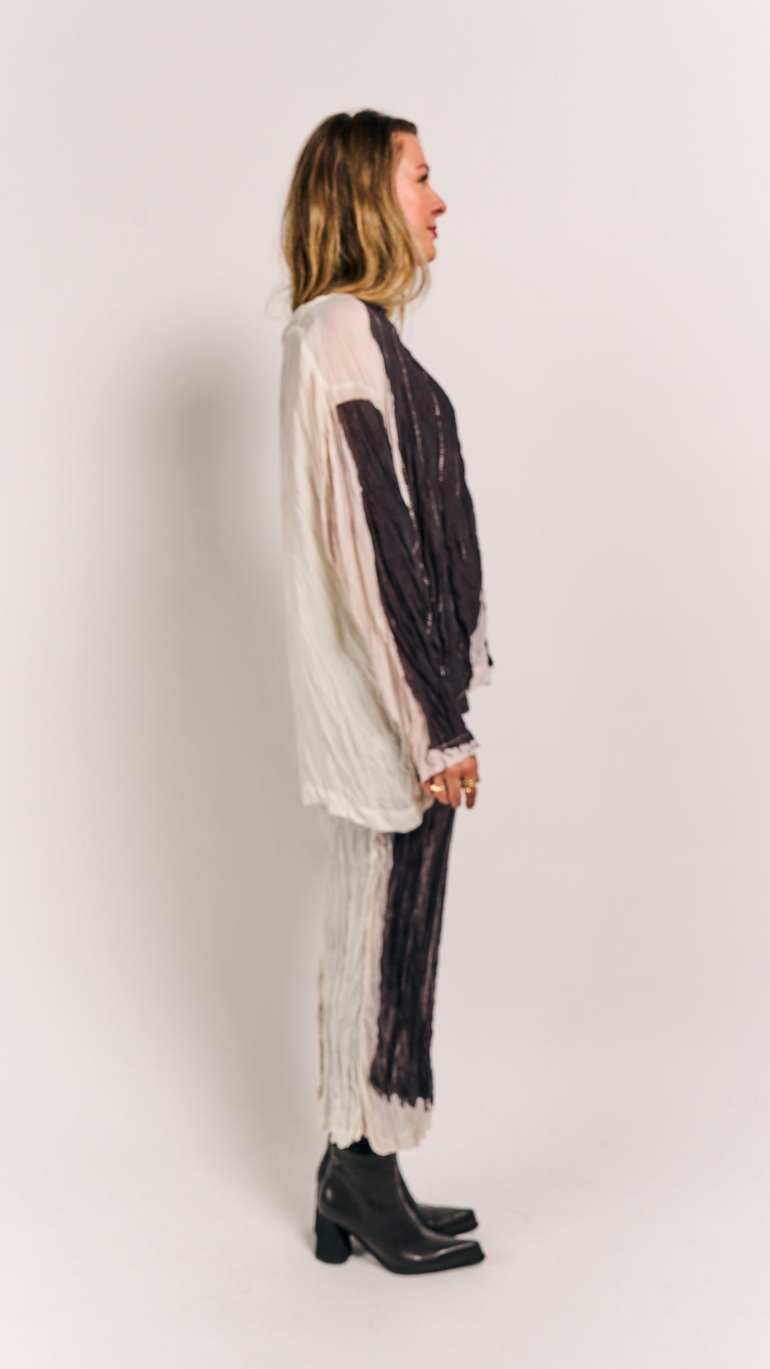Rundholz Mainline Shirt Bone Panel Print