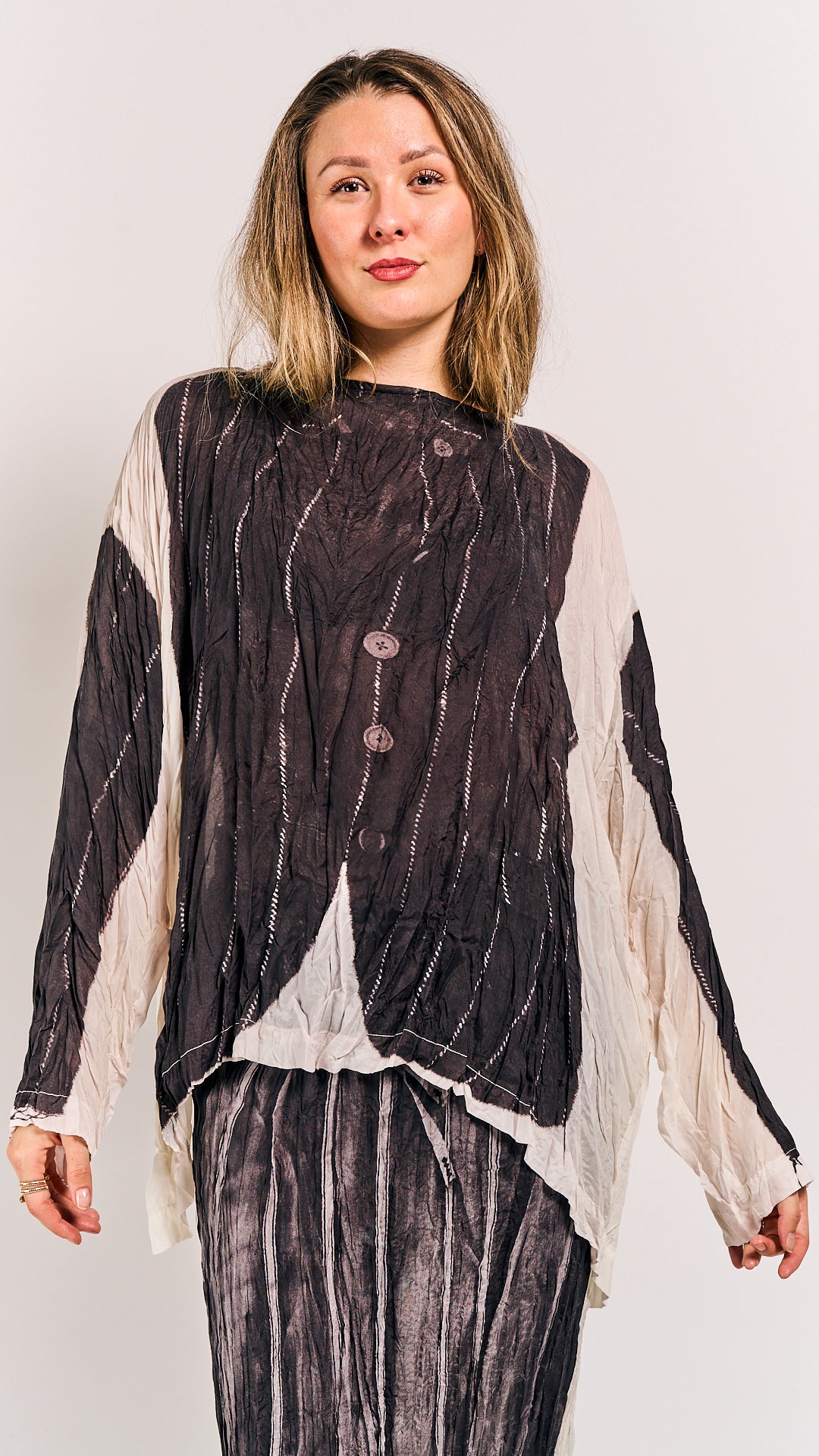 Rundholz Mainline Shirt Bone Panel Print