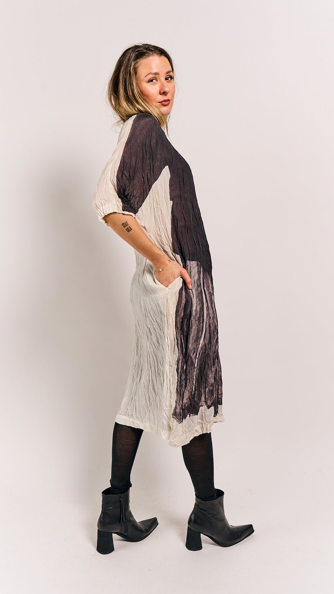 Rundholz Mainline Dress Bone Panel Print