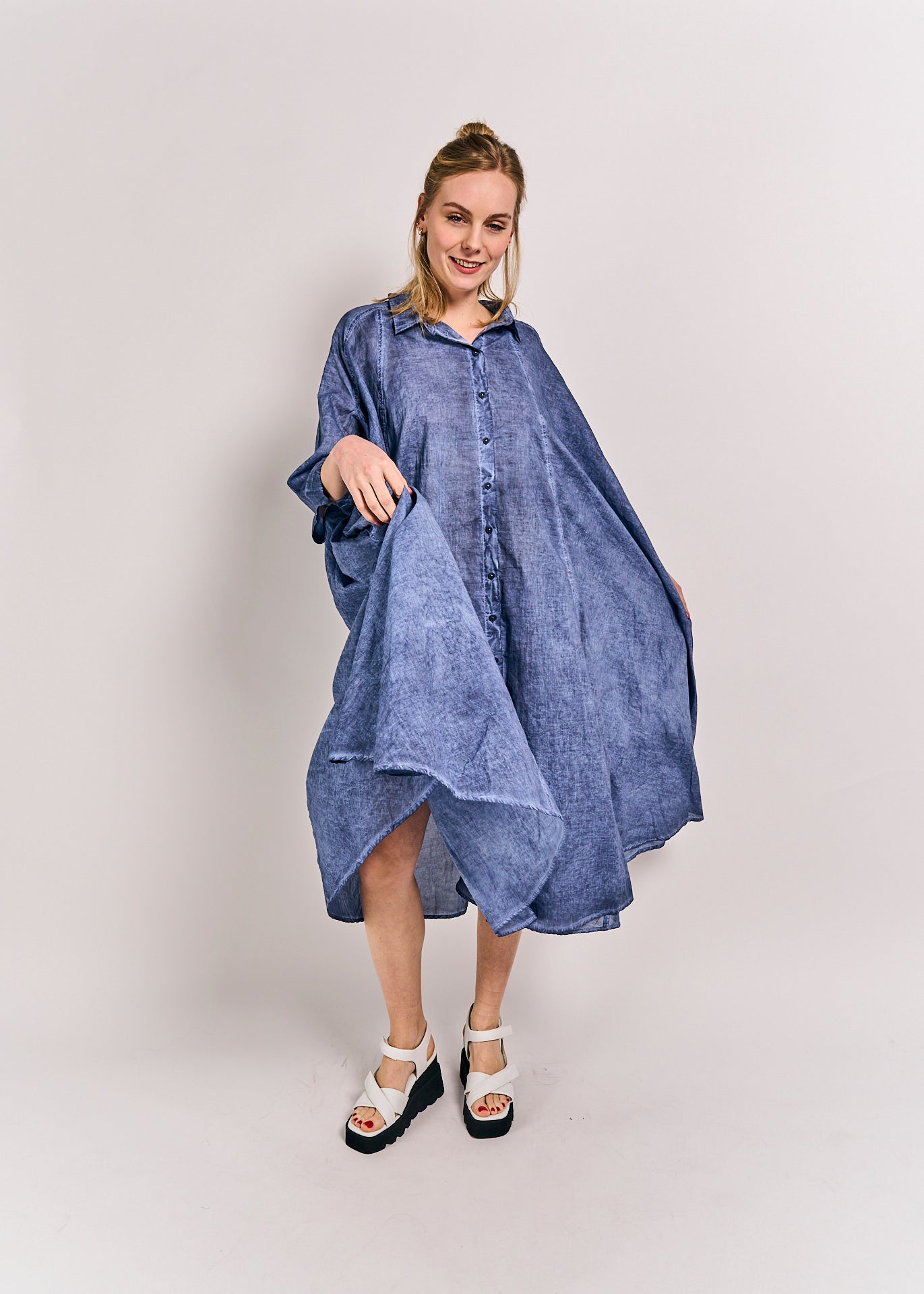 Black Label Dress Navy Cloud
