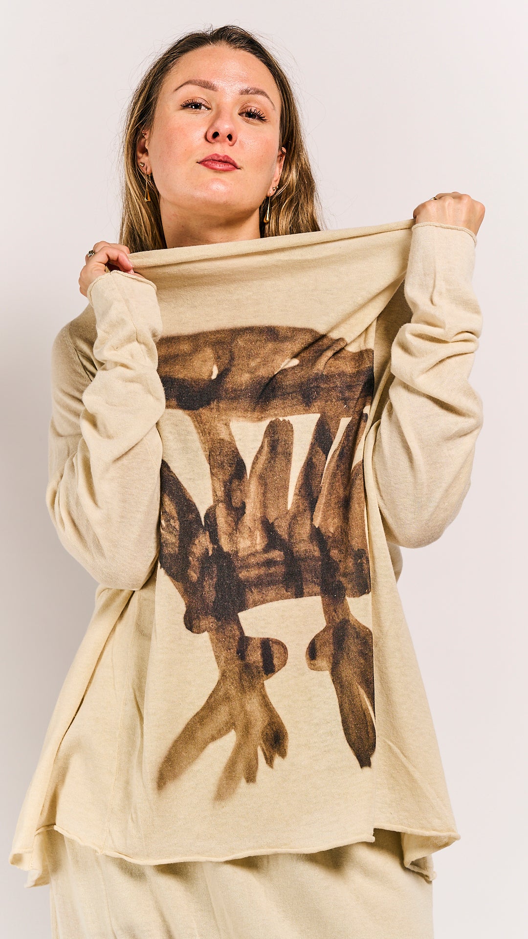Rundholz Mainline Pullover Bone Print