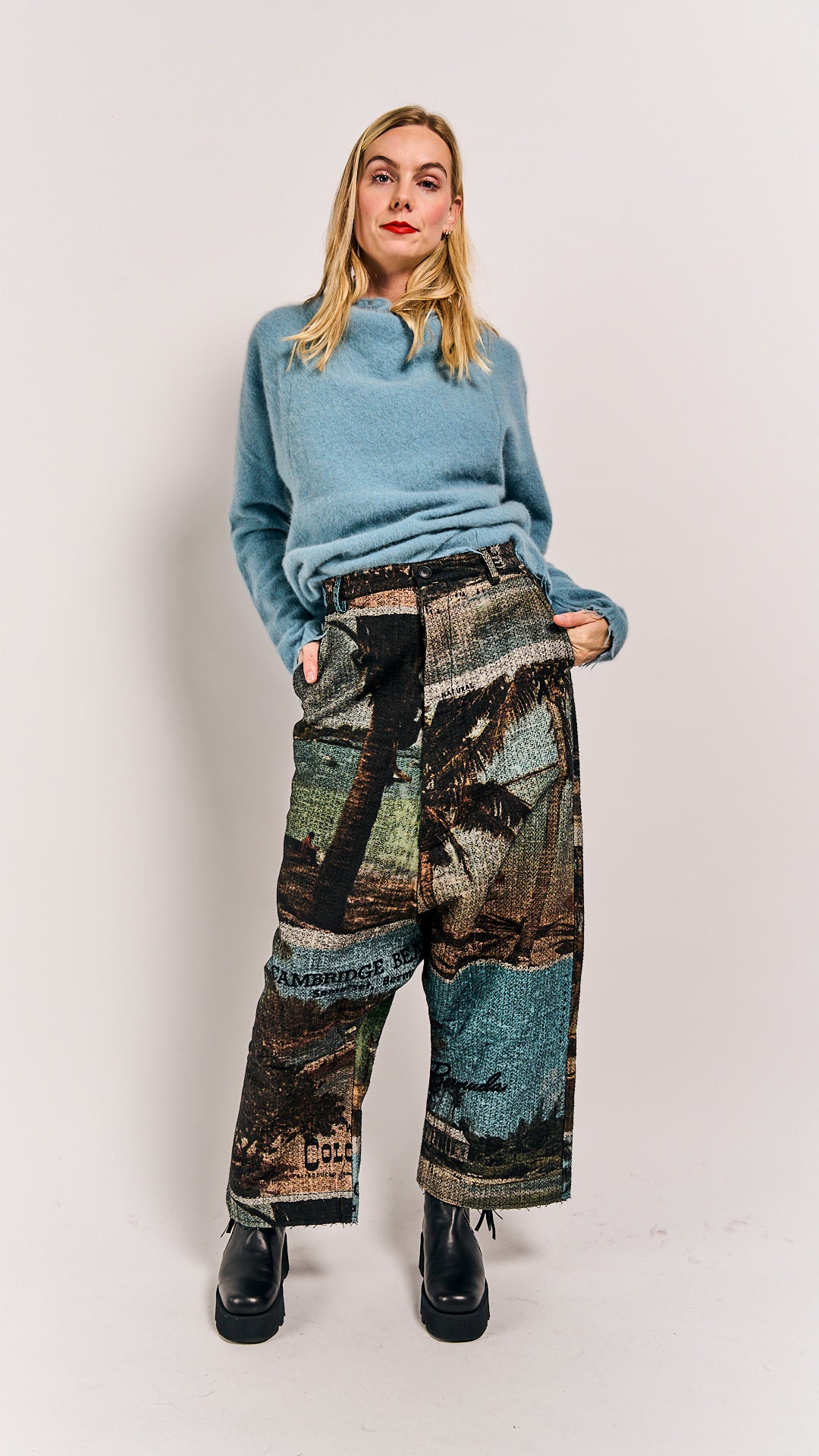 Rundholz DIP Trousers Bermuda Print 3