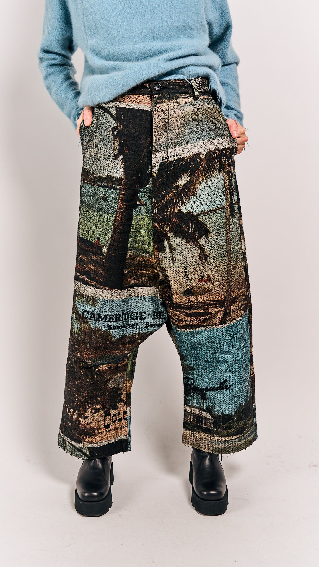 Rundholz DIP Trousers Bermuda Print 3