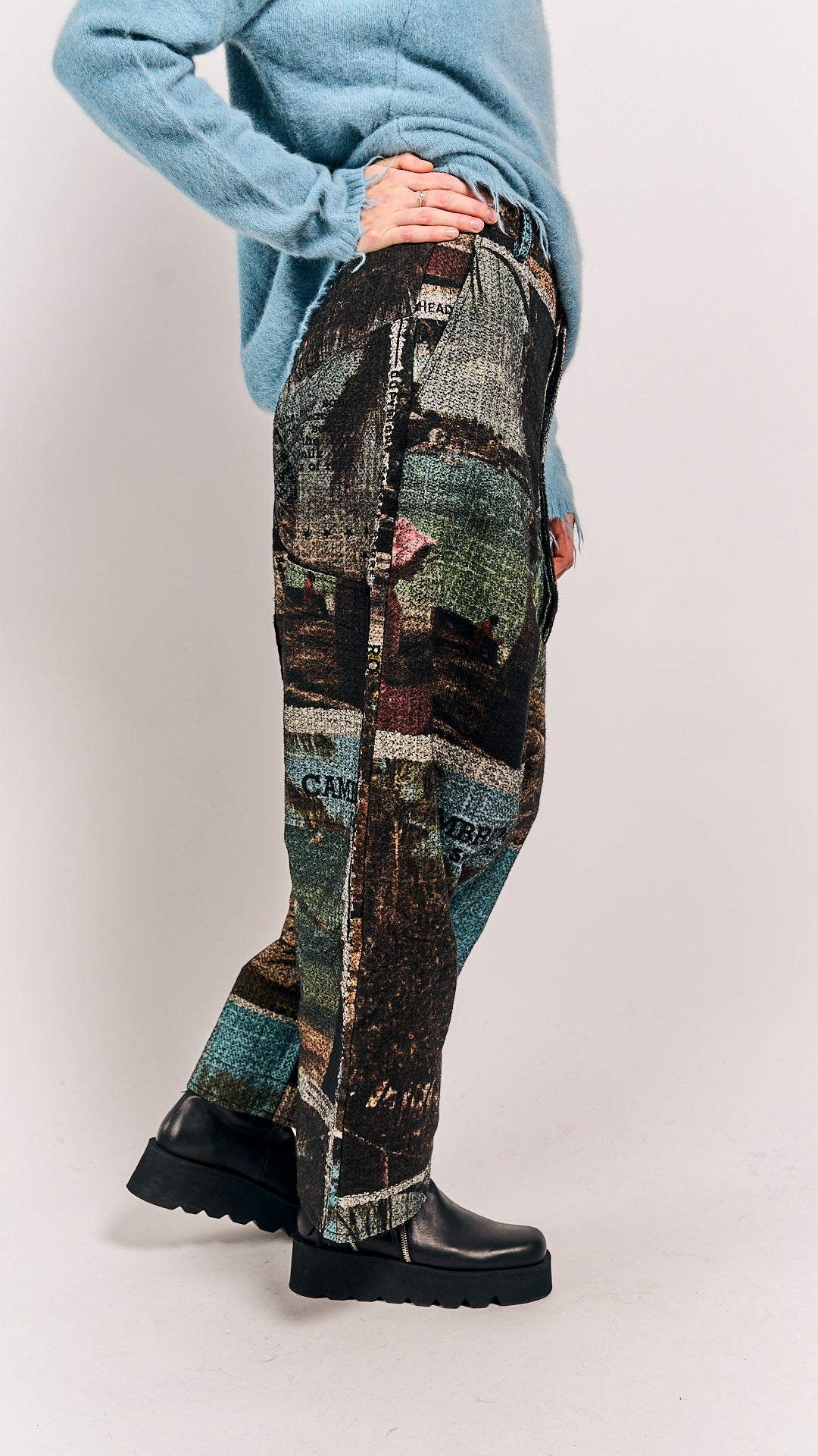 Rundholz DIP Trousers Bermuda Print 3