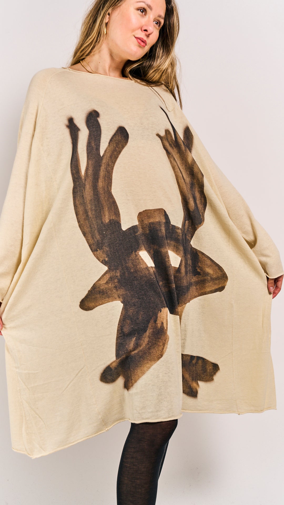 Rundholz Mainline Dress Bone Print
