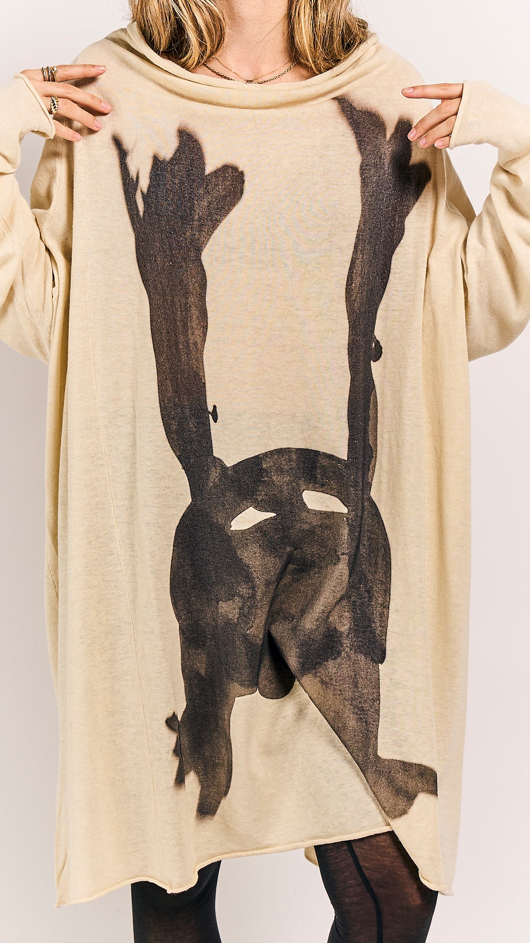 Rundholz Mainline Dress Bone Print