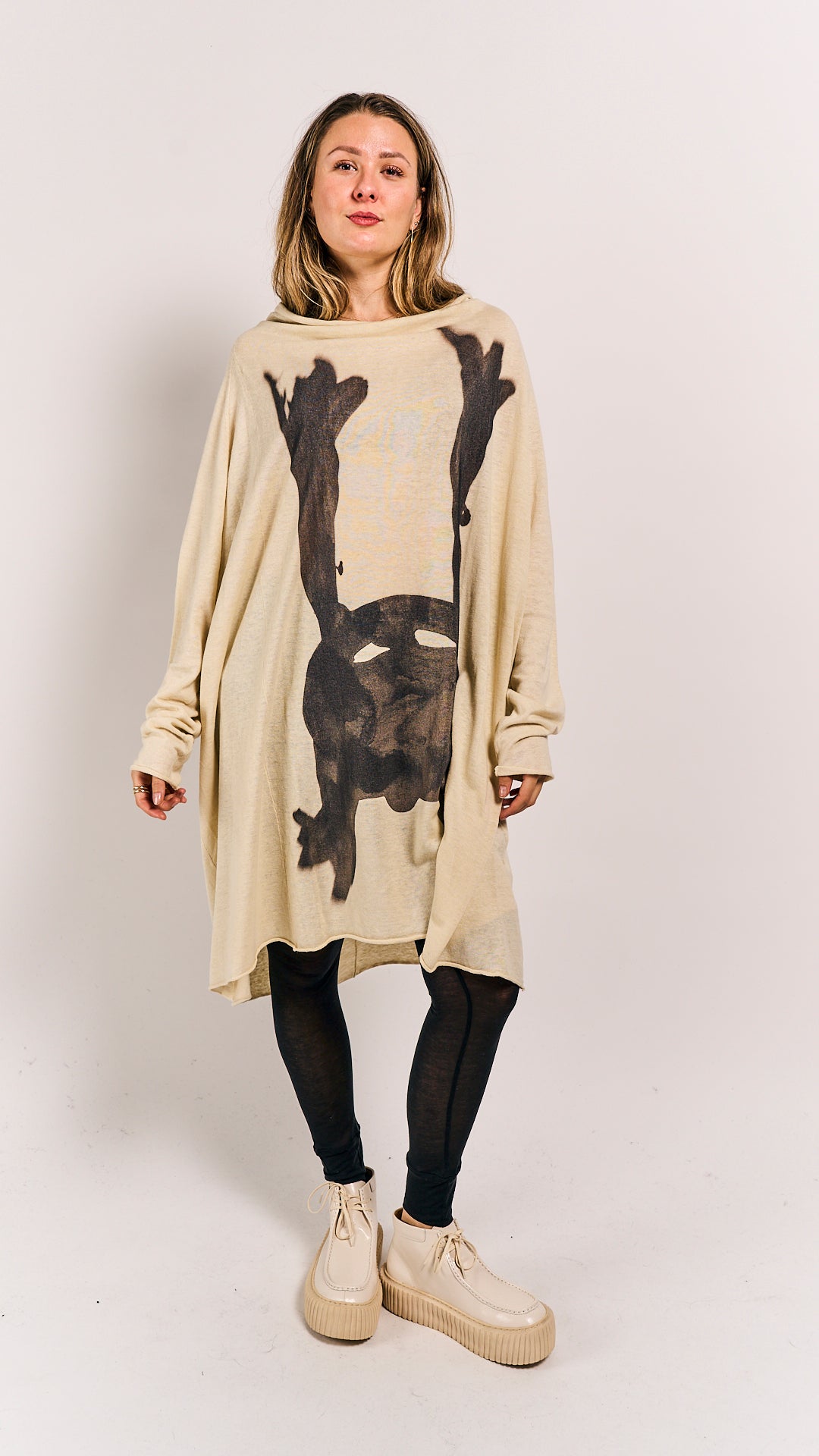 Rundholz Mainline Dress Bone Print