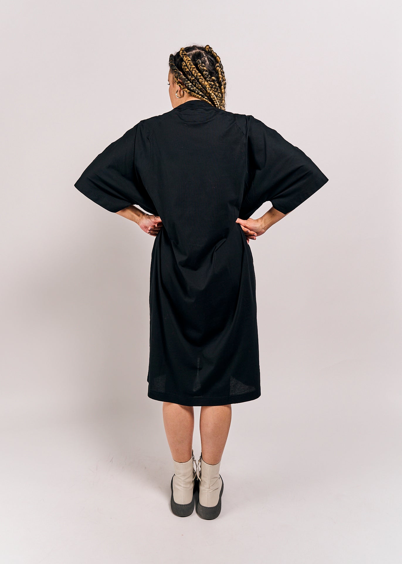 Rundholz DIP Dress Black/Black Print