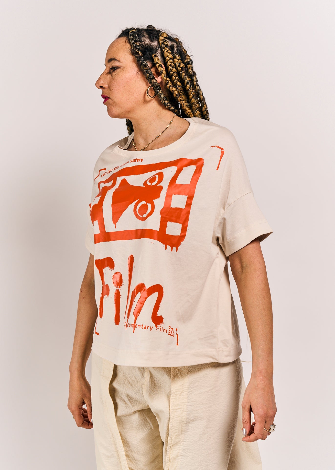 Rundholz DIP Shirt Greige/Mandarine