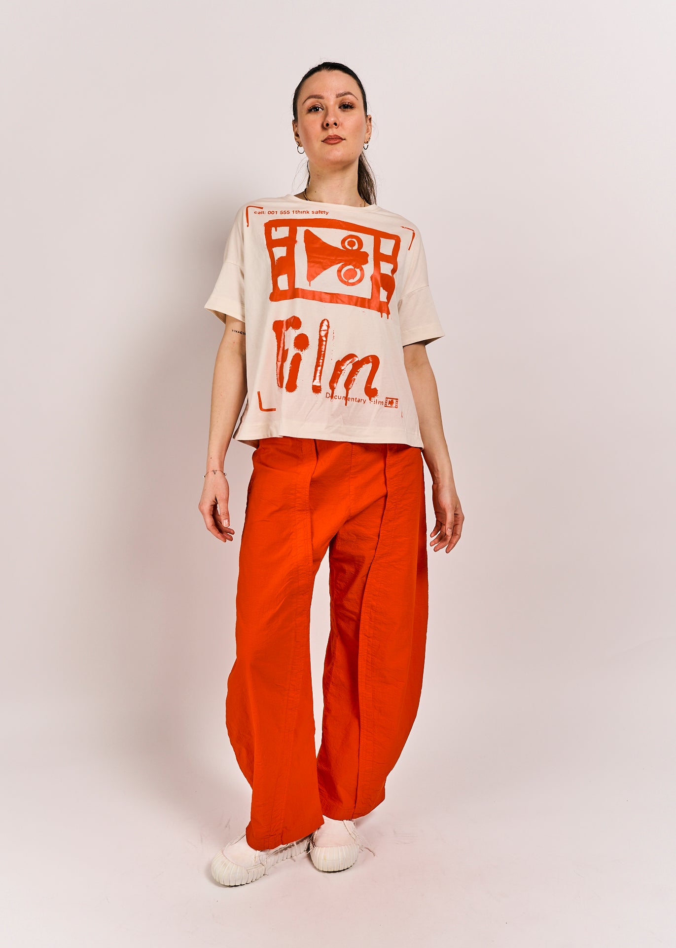 Rundholz DIP Shirt Greige/Mandarine