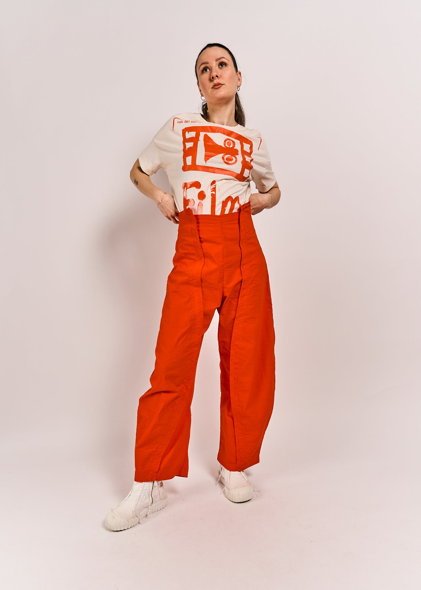 Rundholz DIP Shirt Greige/Mandarine