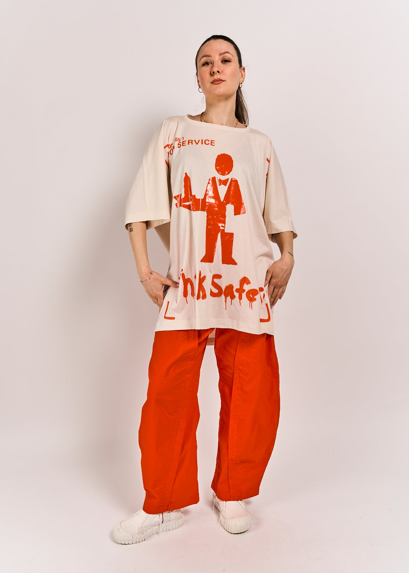 Rundholz DIP Shirt Greige/Mandarine