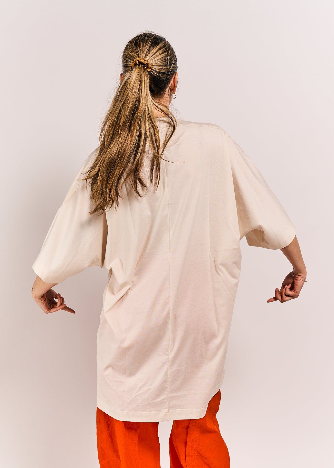 Rundholz DIP Shirt Greige/Mandarine