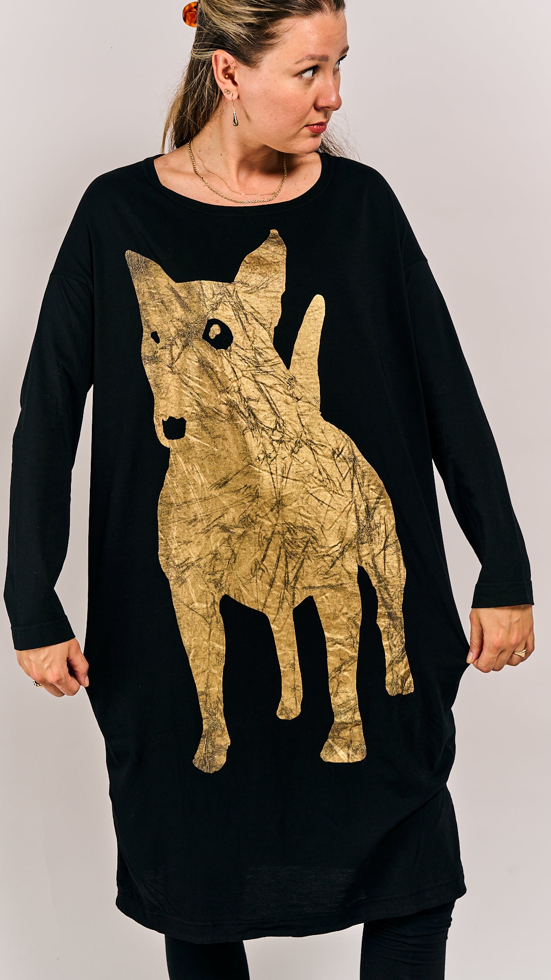 Rundholz Mainline Dress Black Print
