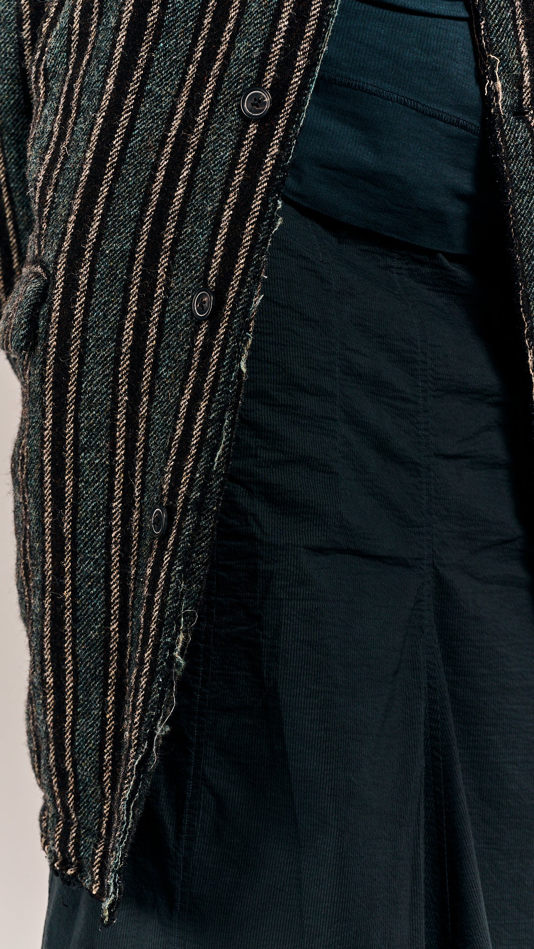 Rundholz Mainline Coat Petrol Stripe