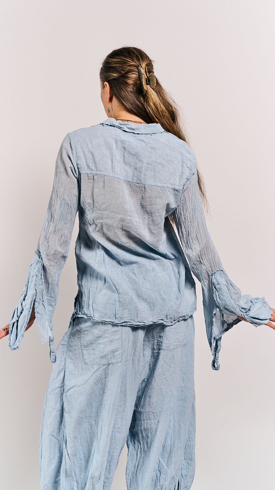 Rundholz DIP Blouse Sky Fog size Small