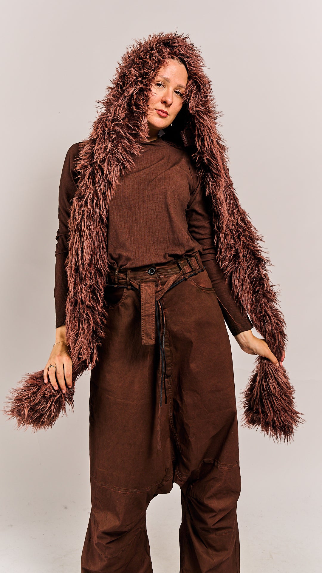 Rundholz DIP Shawl/Hood Henna Cloud