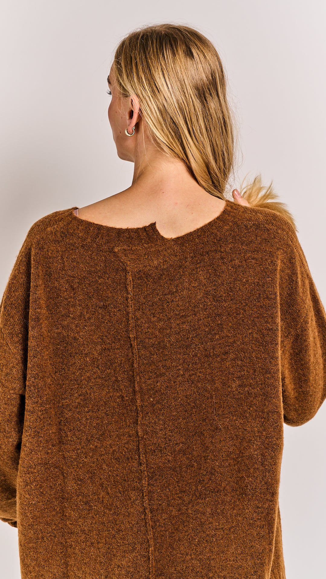 Rundholz Black Label Pullover Bronze Melange