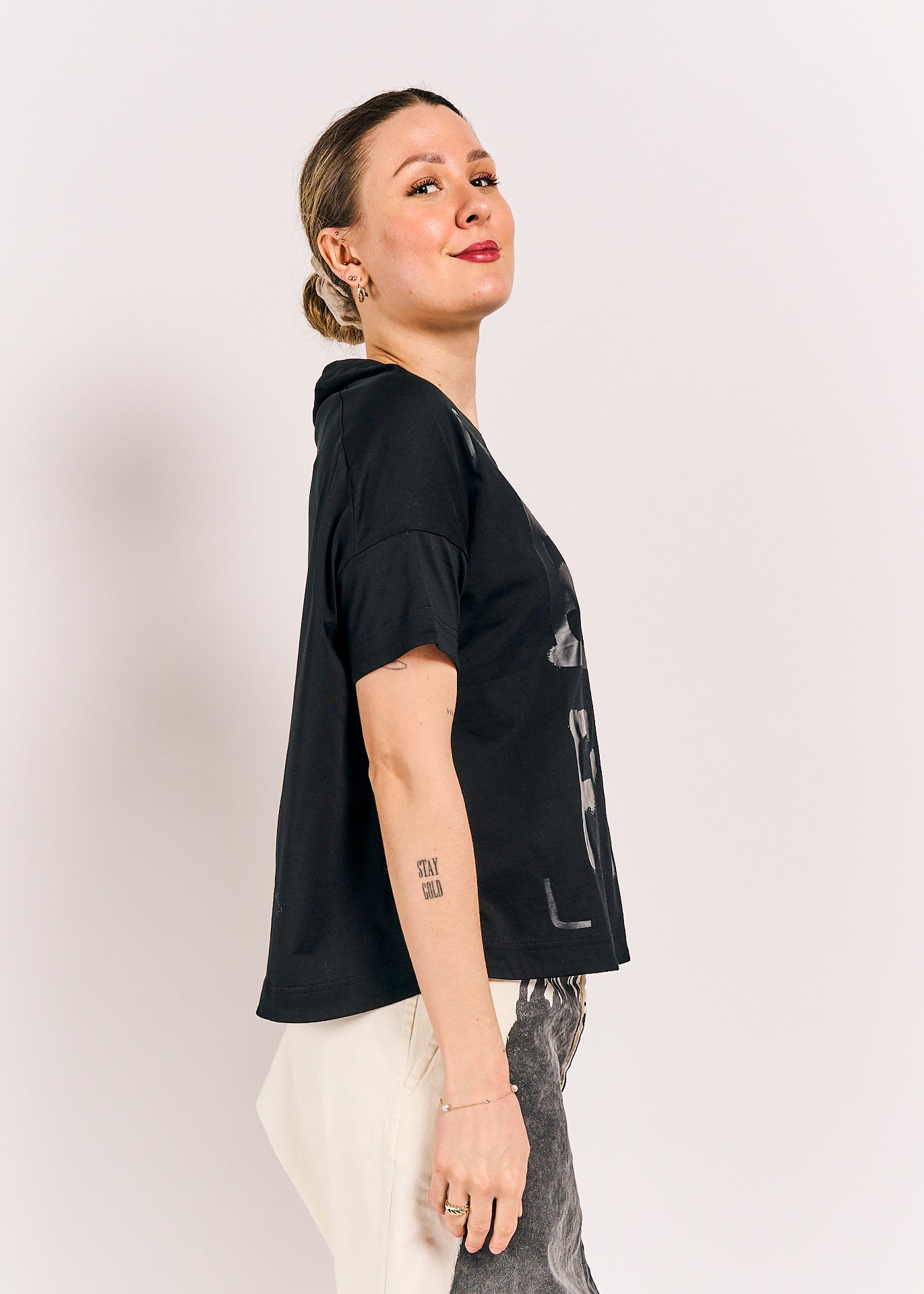 Rundholz DIP Shirt Black/Black Print