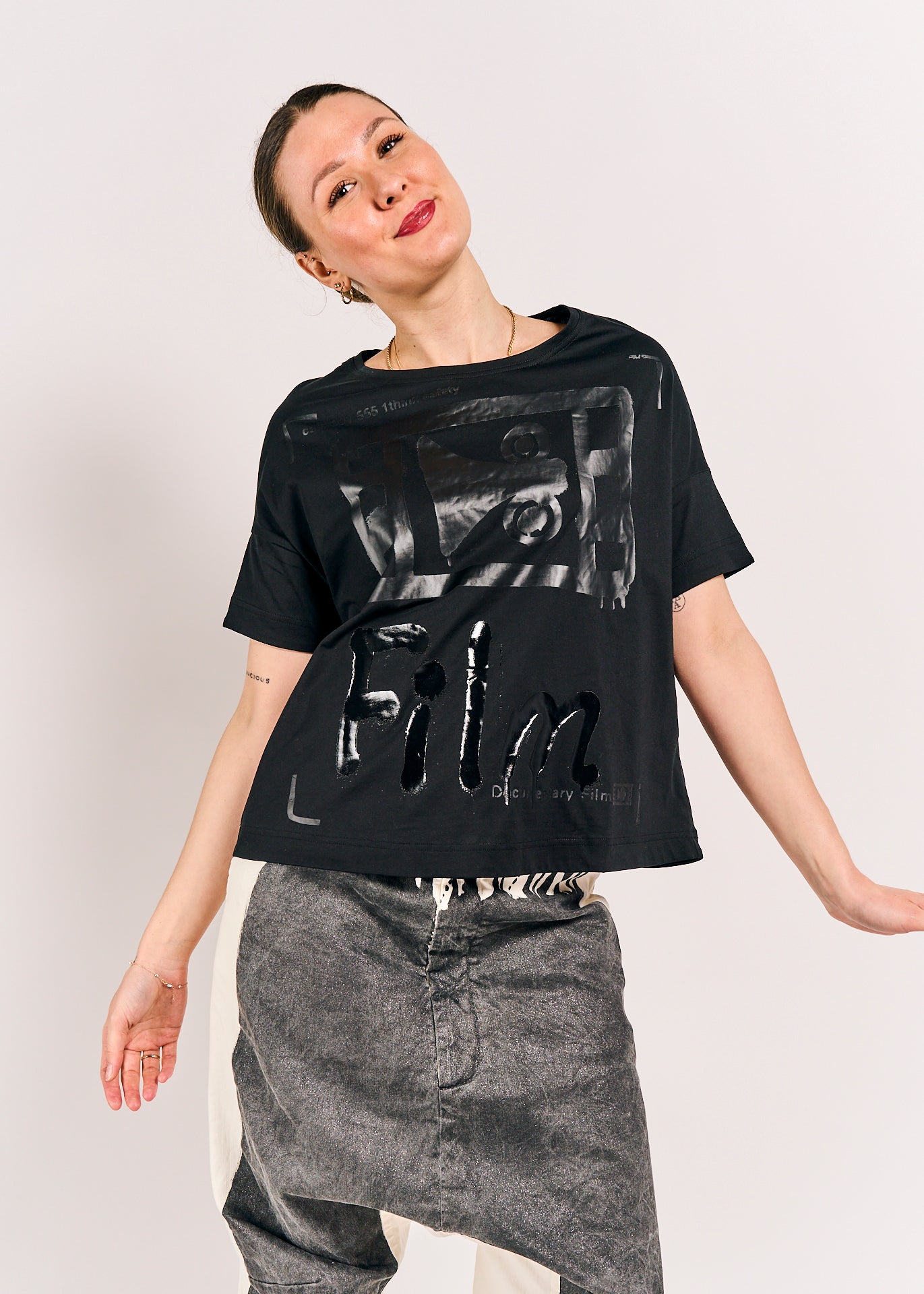 Rundholz DIP Shirt Black/Black Print